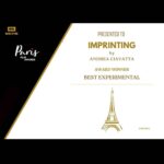 Paris film awards_Imprinting_RMBproduction_IMDB Qualifyng